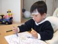 冷えピタ貼りながらぬりえ「カキカキシュルー！」