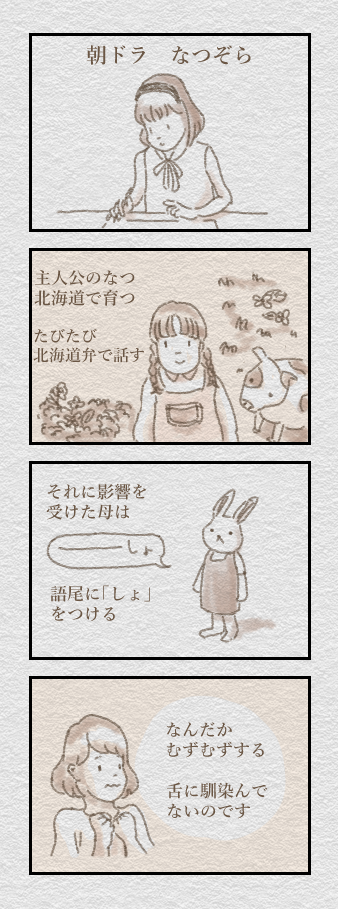母となつぞらと方言 こむぎらい日記 母となつぞらと方言 こむぎらい日記