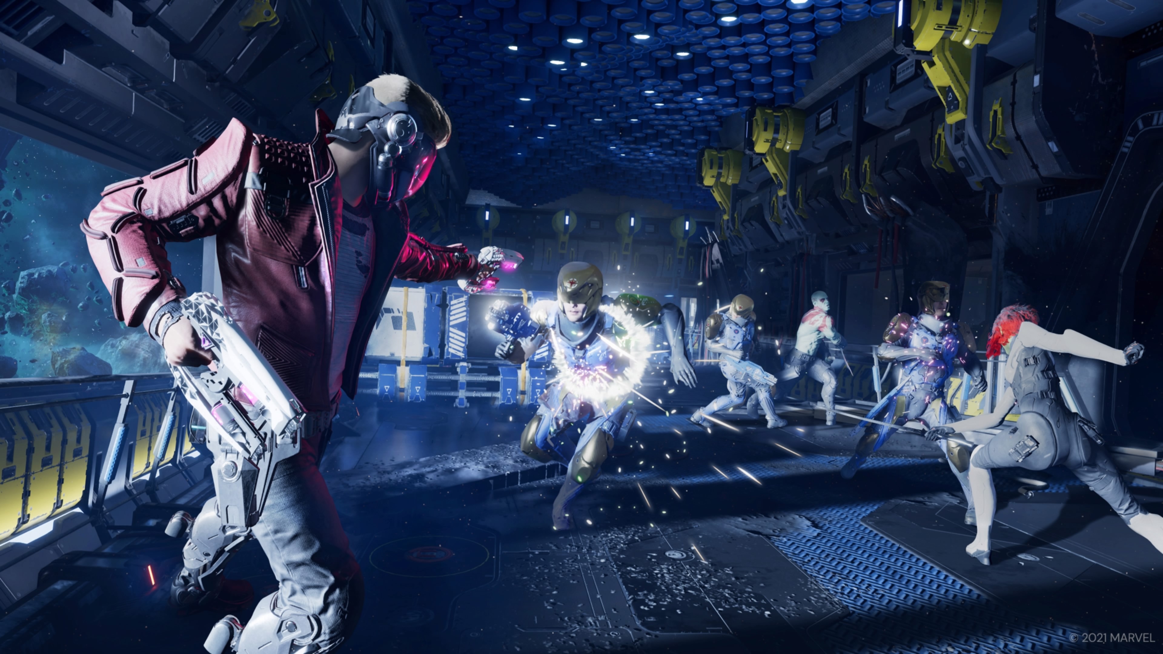 PlayStation4 - ガーディアンズ・オブ・ギャラクシー　PS4 初回購入特典未使用 Marvel's Guardians of the Galaxy PS4 & PS5