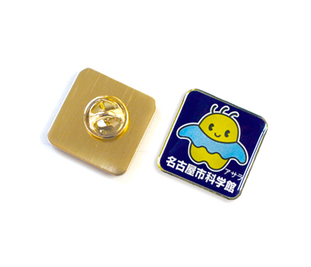 ピンバッジとシール】参加賞に配るオリジナルグッズ、名古屋市科学館