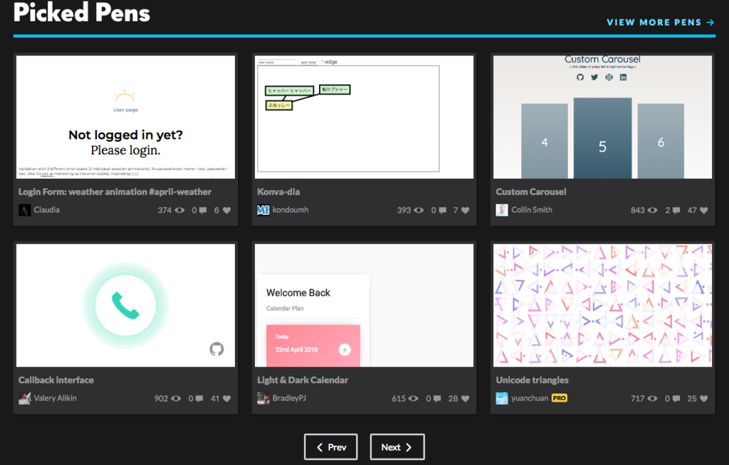 CodePen で手軽に Web UI を推敲する - kondoumh のブログ