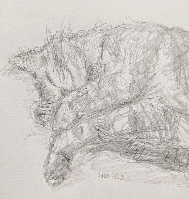 自分が描いた絵1 OKZ Wöchentlich47(2023.2.13〜)｜岡崎 つく