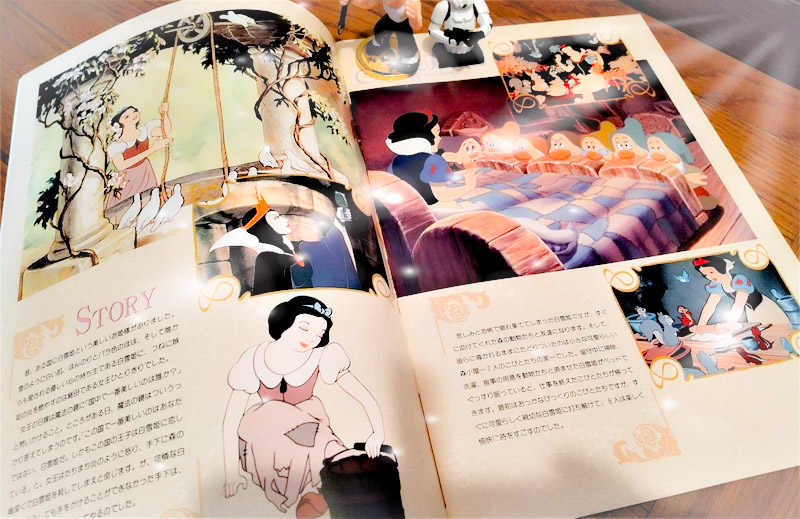 美品 1950年代 フランス製◇ディズニー「白雪姫と7人の小人たち」5枚