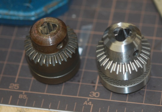 ボール盤のチャック交換 コンちゃんの模型日誌