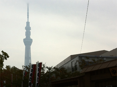 平成中村座と東京スカイツリー