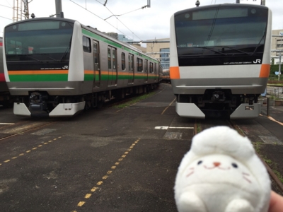 Ｅ233系展示＠東京総合車両センター