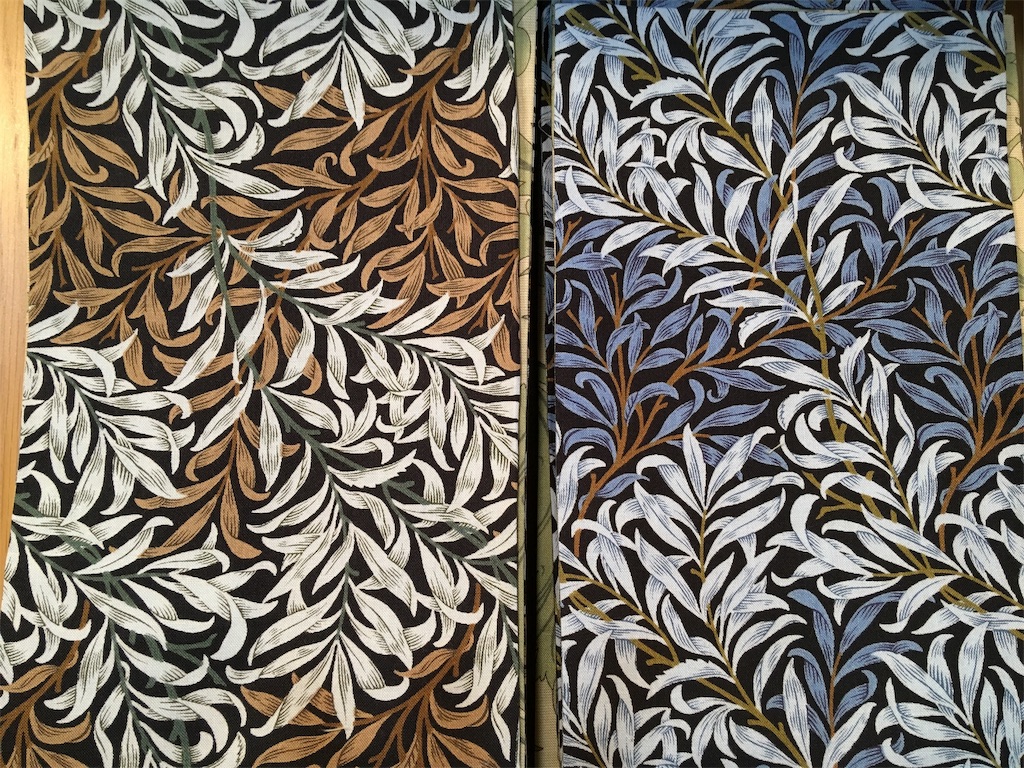 半幅帯　長尺　ウィリアムモリス　ピンパーネル×ウィローボゥ　リバーシブル 半幅帯 長尺 ウィリアムモリス ピンパーネル×ウィローボゥ