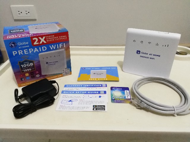 f:id:konotaka:20180504150636j:plain GlobeホームプリペイドWifi開封