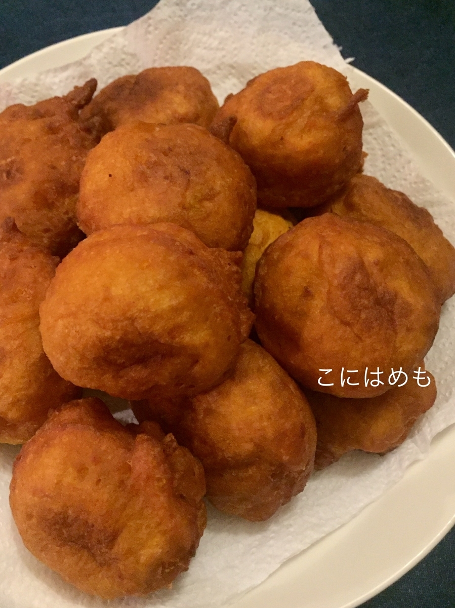 かぼちゃで簡単おやつ「かぼちゃのふわふわドーナツ」