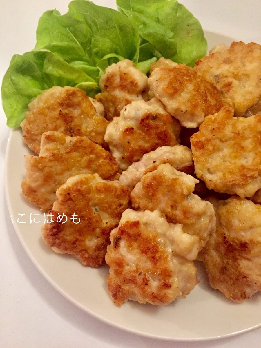 簡単！フライパンで「鶏むね肉とタイムのチキンナゲット風」