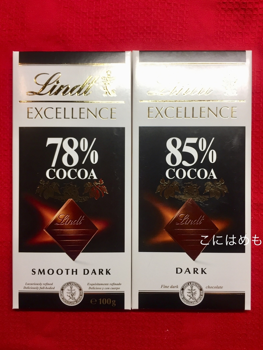 使用したチョコレート。