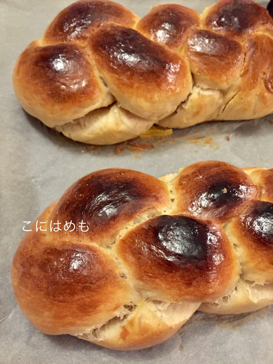 イースターの編み込みパンのレシピ