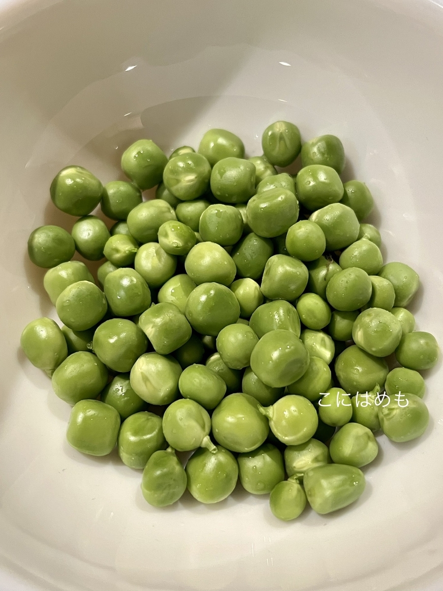 季節外れ?の「えんどう豆」