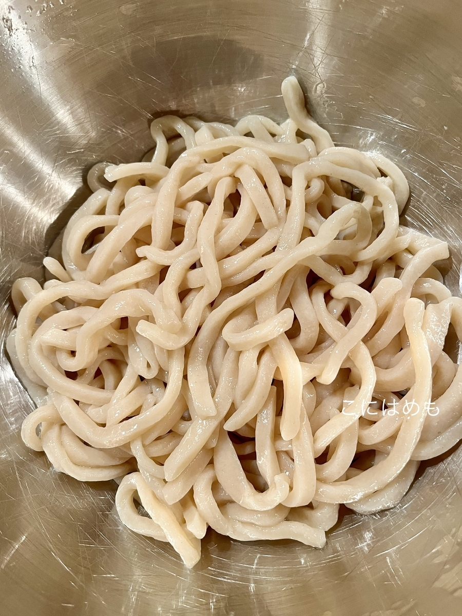 簡単「自家製手打ちうどん」