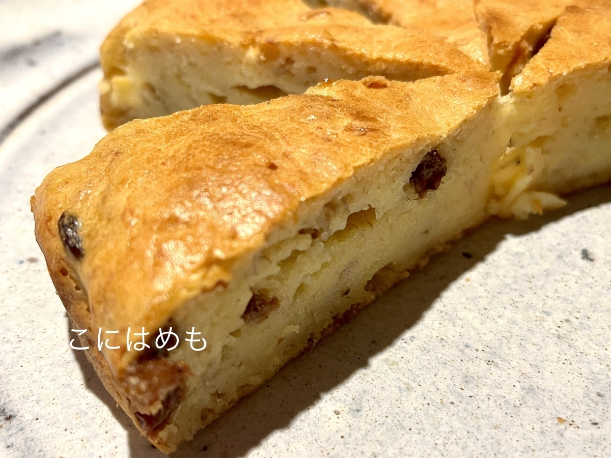 簡単「バナナレーズンヨーグルトケーキ」