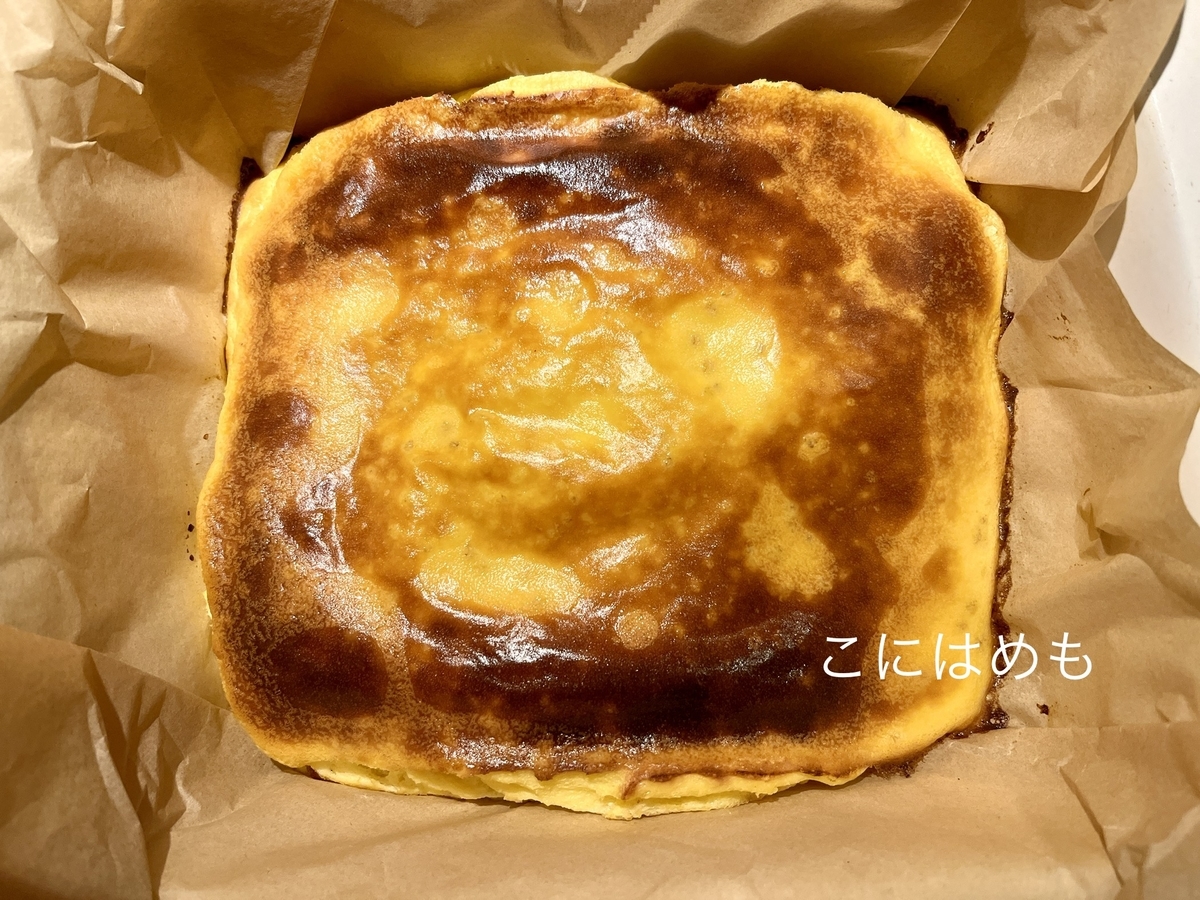 オーブン180℃で約20分焼く。