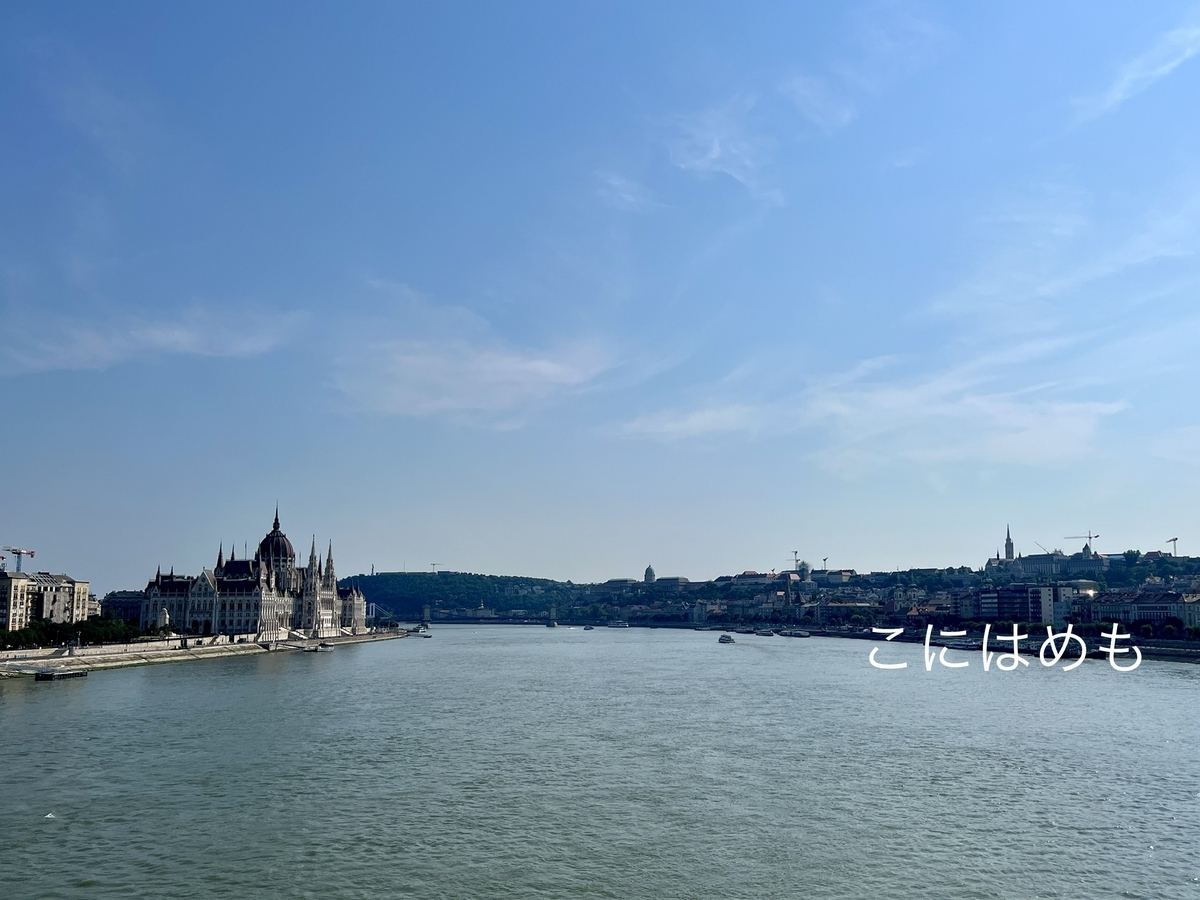夏空のブダペスト。