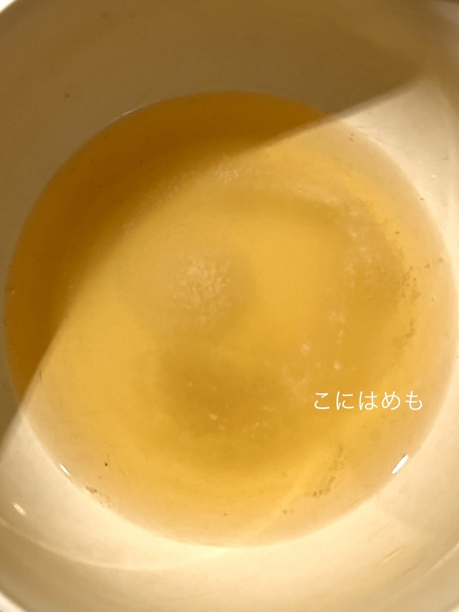 甘酢の材料を混ぜる。