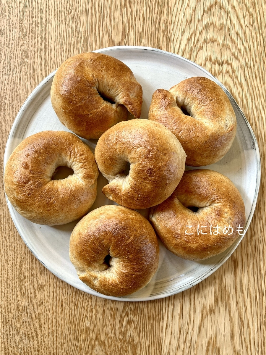 【天然酵母】日本で作る！数日かけて元気にした天然酵母を使う「プレーンベーグル」
