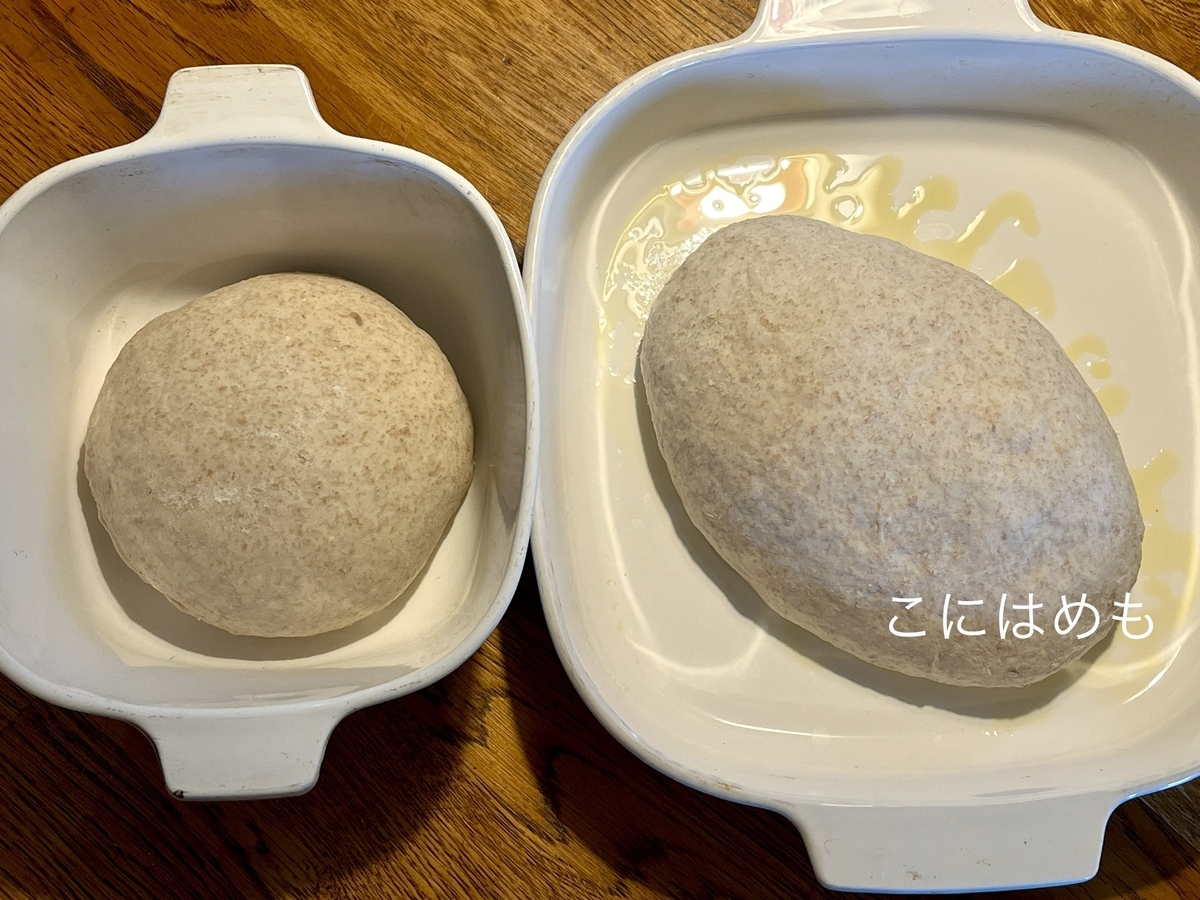 耐熱容器に入れて、クープを入れる。