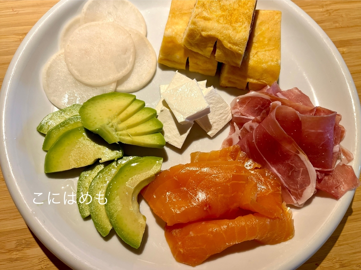 具材の材料&トッピングの材料。