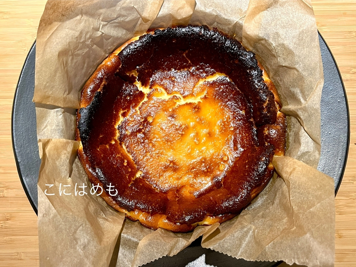ボウル一つで作る!簡単「バスクチーズケーキ」