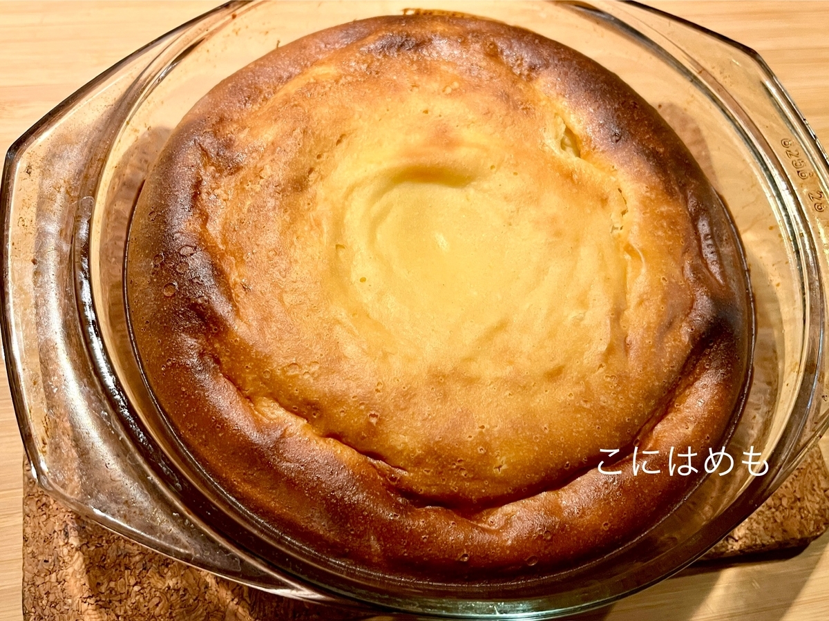 バターなし。混ぜるだけ!簡単「カッテージチーズケーキ」