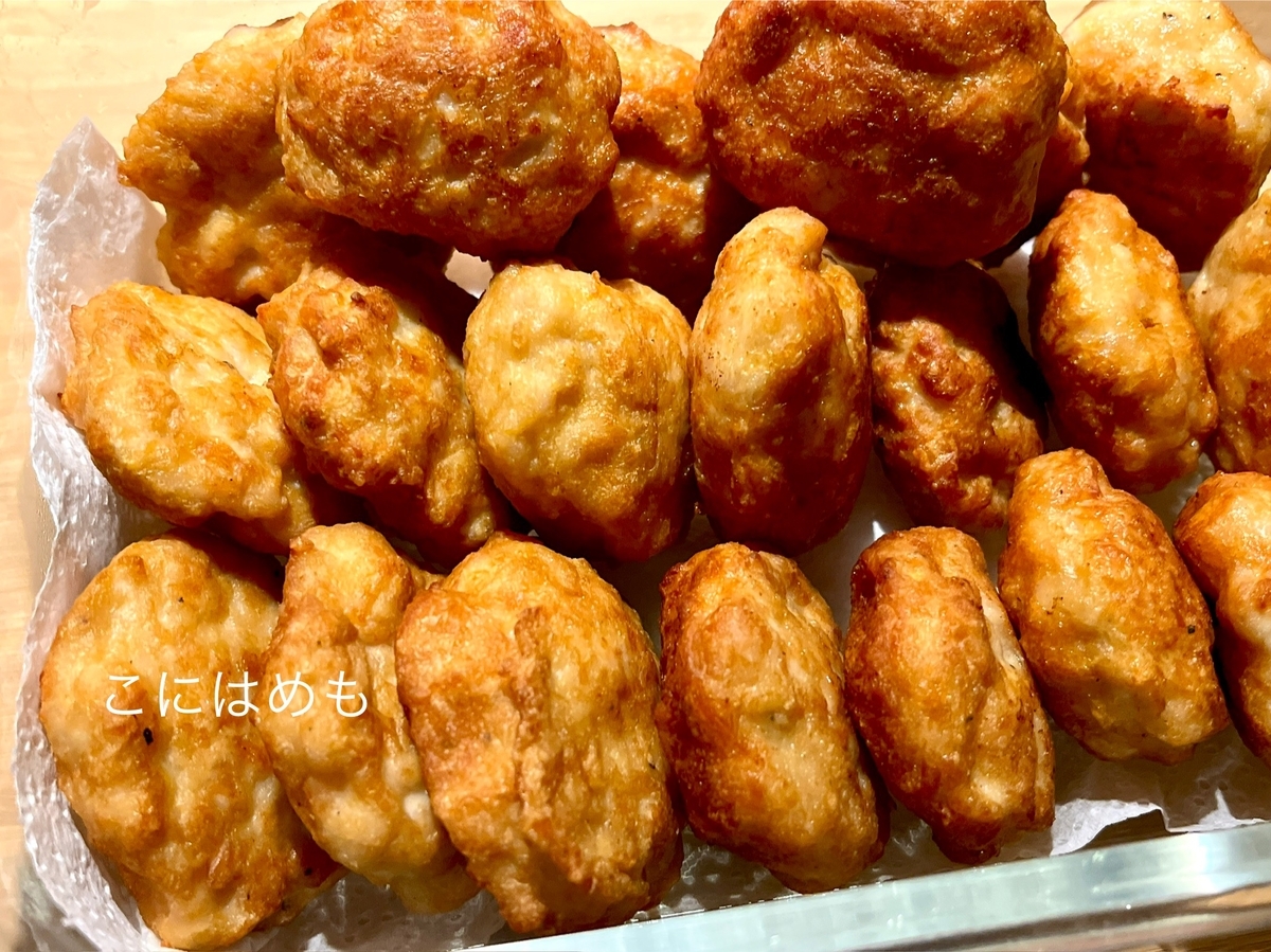冷凍保存して作り置き「チキンナゲット」