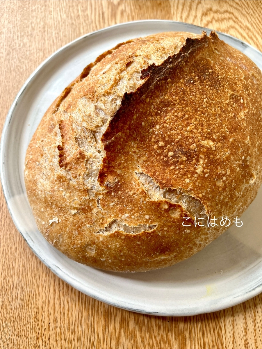 【天然酵母】日本で作る！「スペルト小麦と胚芽の天然酵母パン」放置するパン生地を使って作るパンの成形・焼き方。