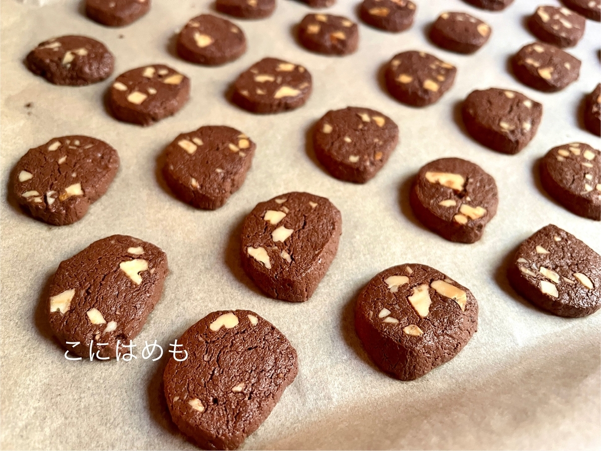 たまごなし。材料5つ!簡単「チョコレートくるみクッキー」