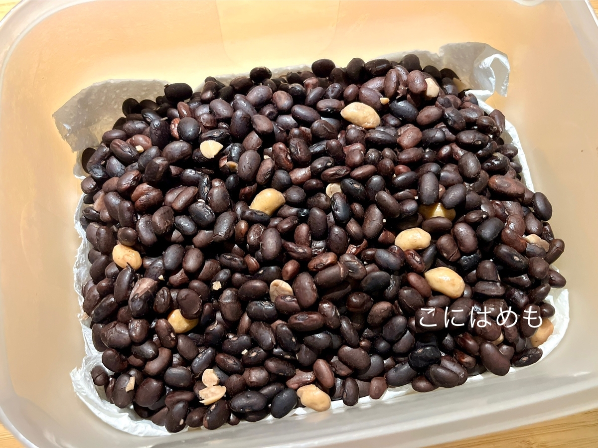 圧力鍋を使って作る！手作り「黒豆納豆」