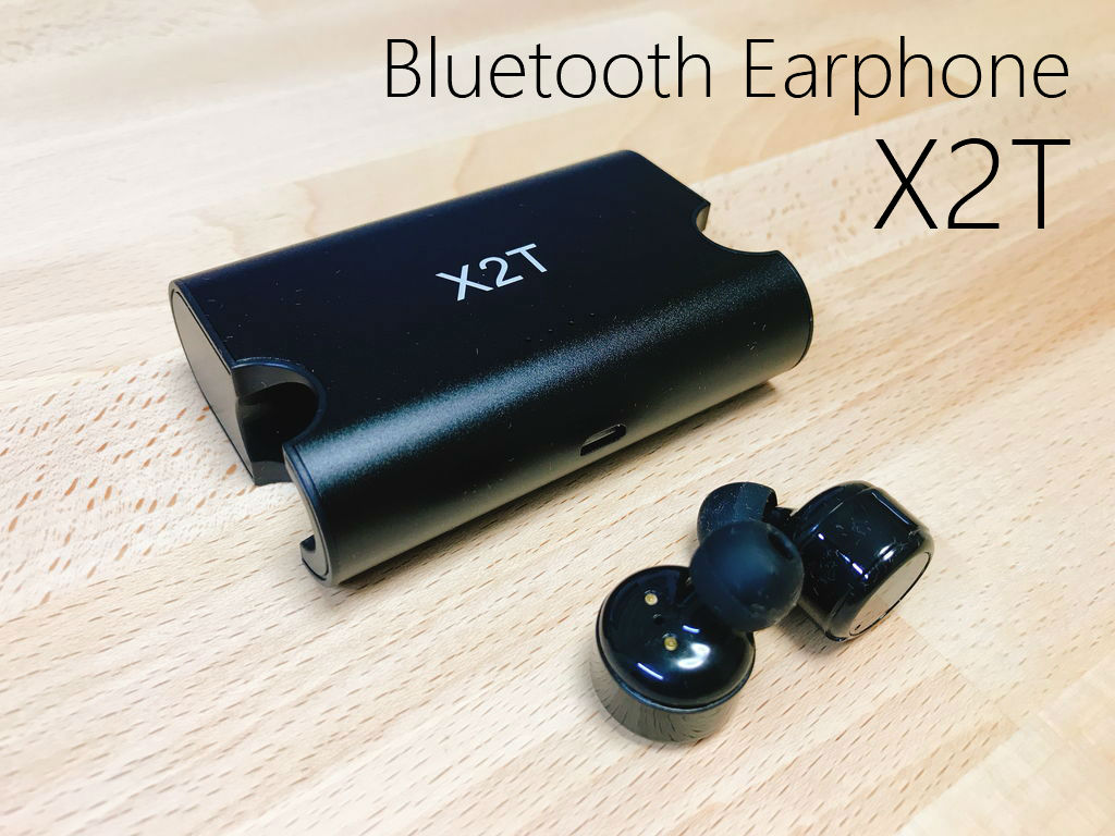 レビュー】完全ワイヤレスの独立型イヤホン「Mini X2T Bluetooth