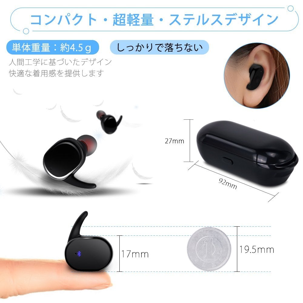 レビュー ハイコスパモデルの本命機 Aikaqi 完全ワイヤレスイヤホン B04 は音質良し Ipx5の防水仕様 ログ