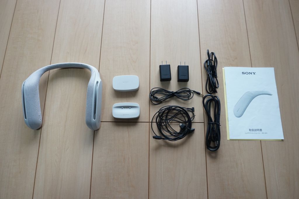 【テレビ・映画に最適】SONY ネックスピーカー SRS-WS1 付属品多数 SRS-WS1 | アクティブスピーカー／ネックスピーカー | ソニー