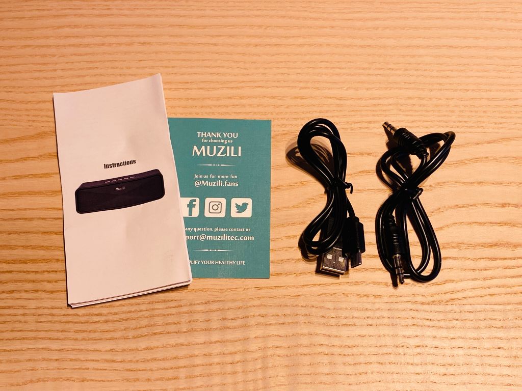 Muzili Bluetoothスピーカー レビュー】2千円で買える格安Bluetooth