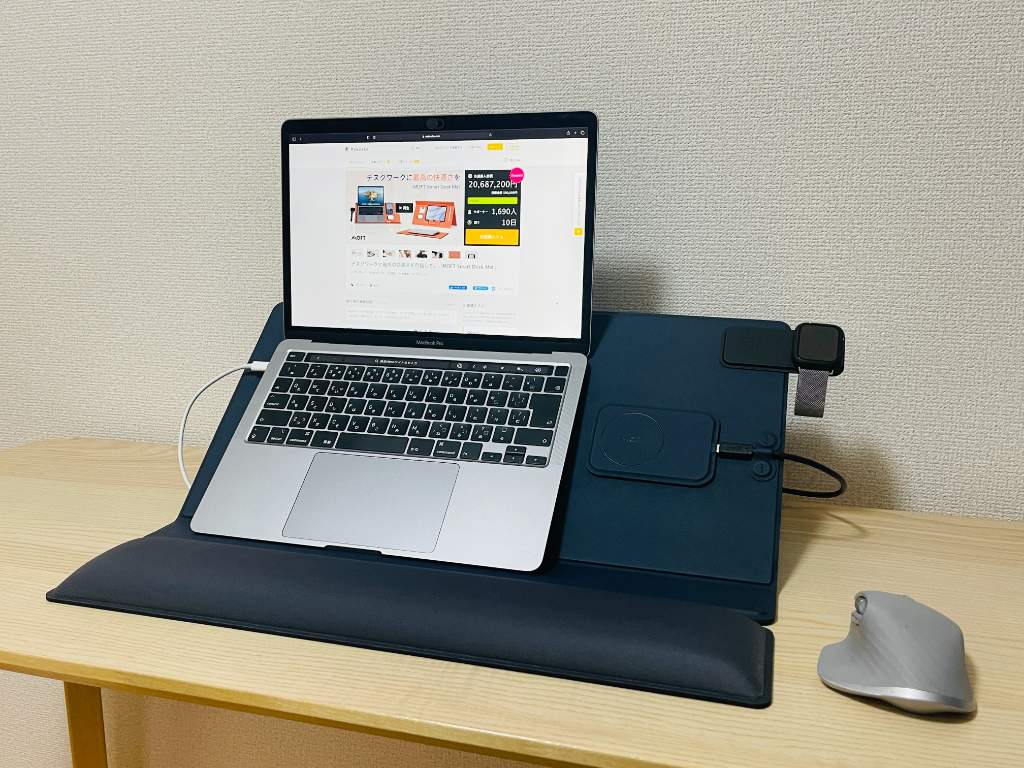MOFT Smart Desk Mat レビュー】デスクワークに最適！整理整頓できる多