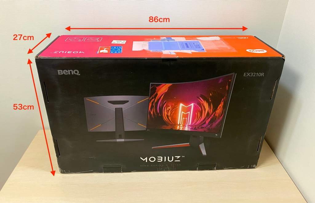 BenQ MOBIUZ EX3210R 湾曲ゲーミングモニター-