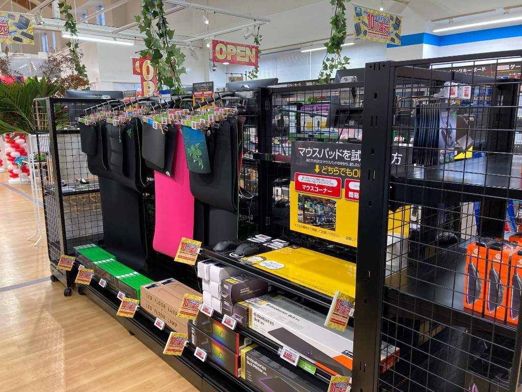 ドスパラ白山フェアモール松任店】移転オープン。見て触って楽しむ体験