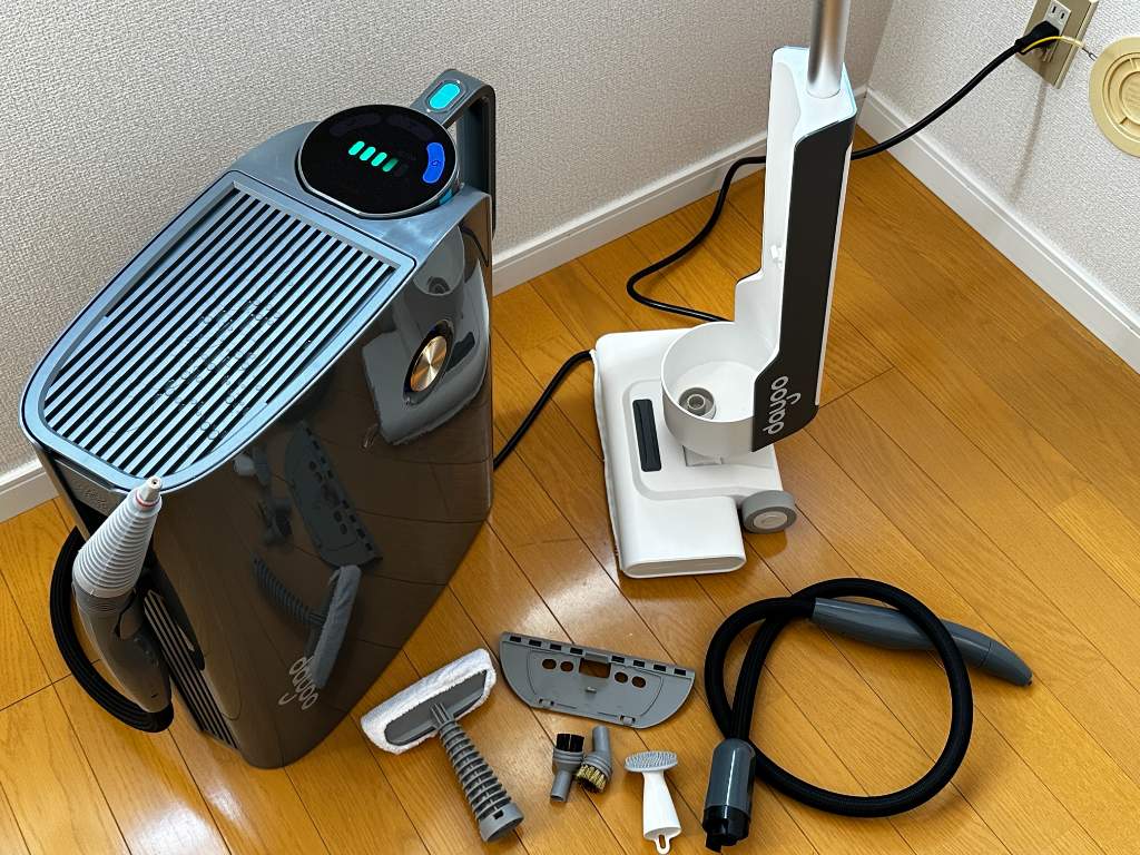 Dayoo多機能スチームクリーナー レビュー】105°Cの高温スチーム