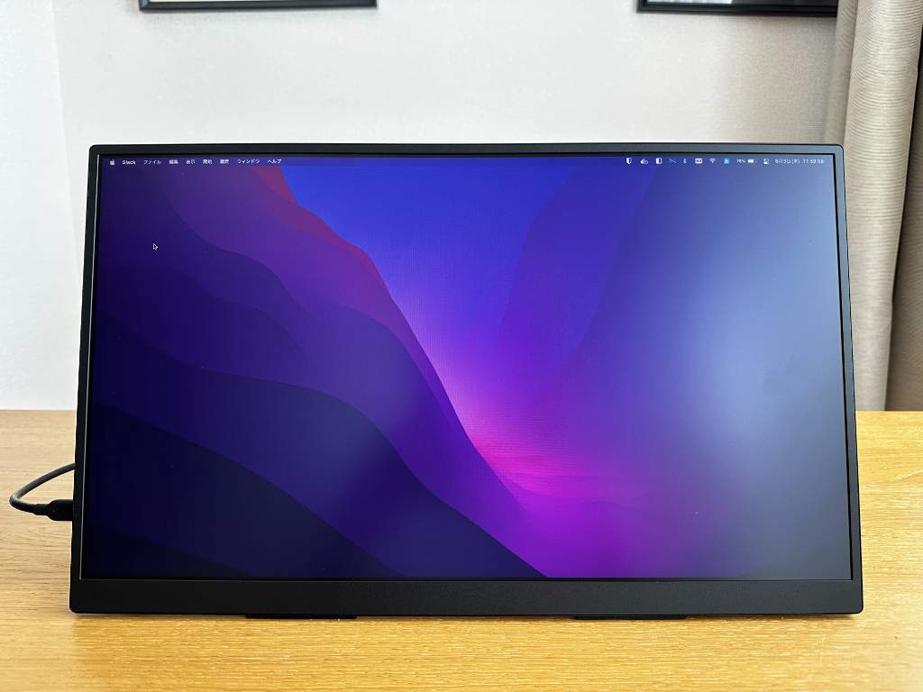 InnoView 18.5インチレビュー】モニターアームが使えるVESA対応