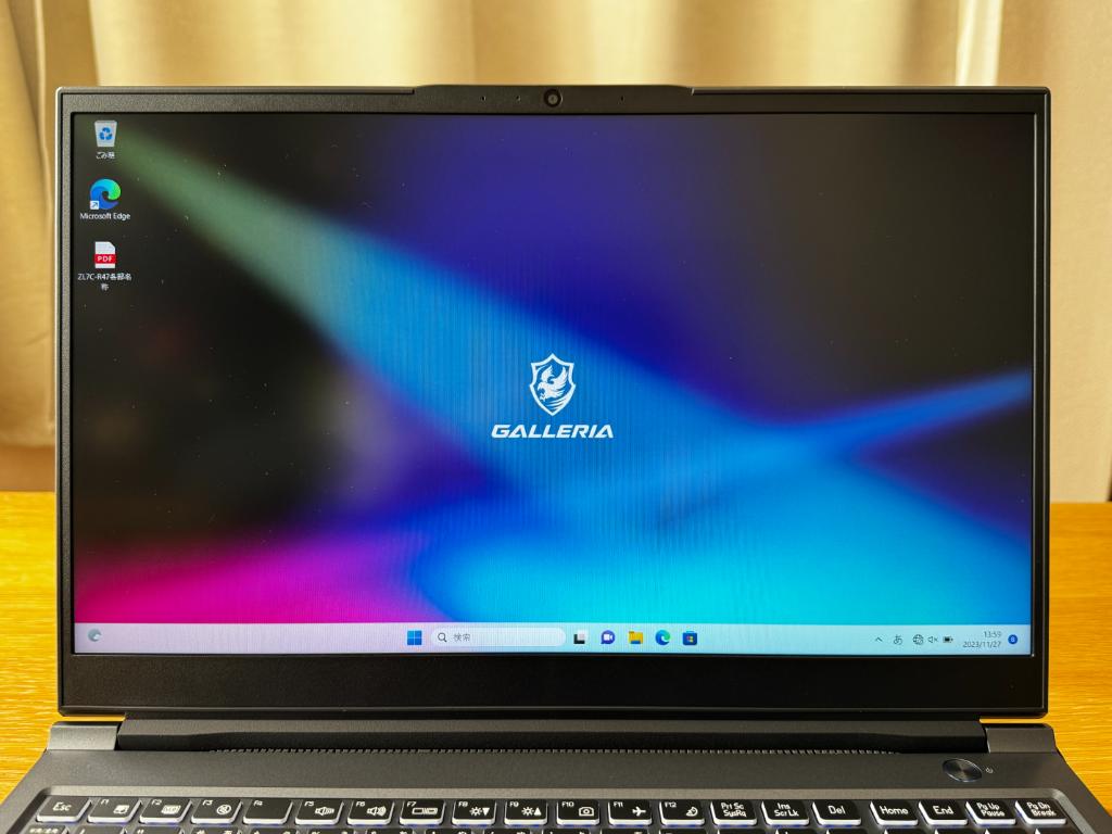 GALLERIA ZL7C-R47 実機レビュー】RTX 4070 8GB Laptopの実力は