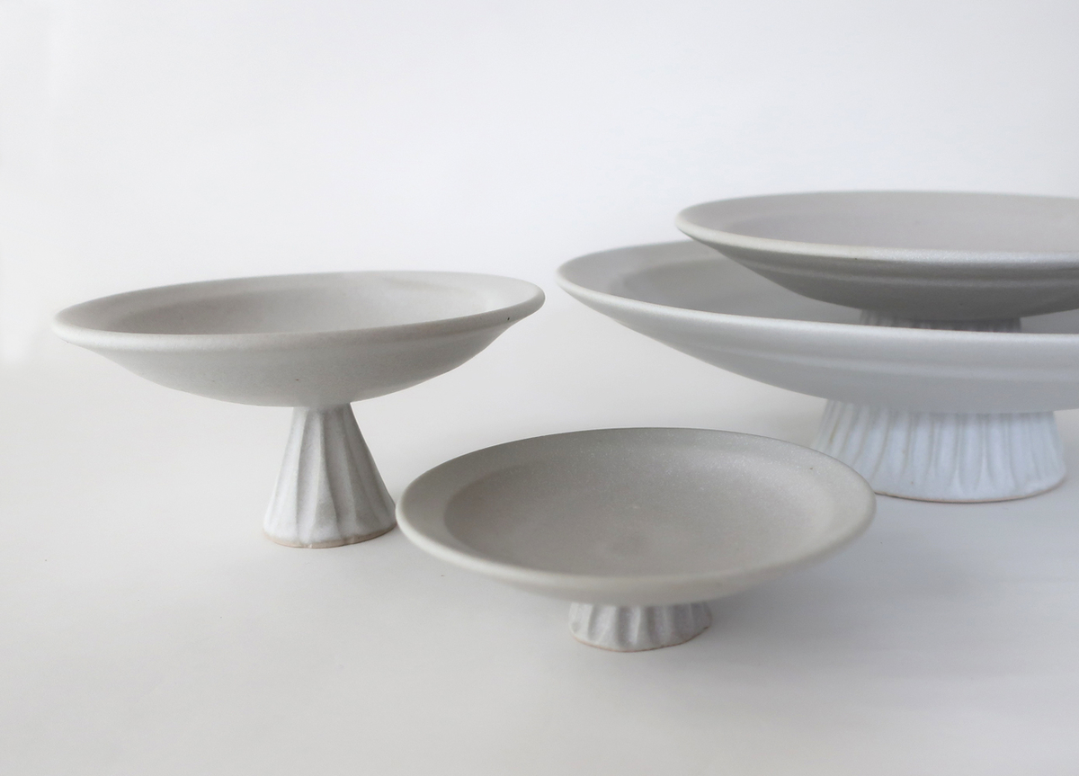 紬器 コンポート M陶器 祥公窯 音喜多美歩 杉原伸一 ②