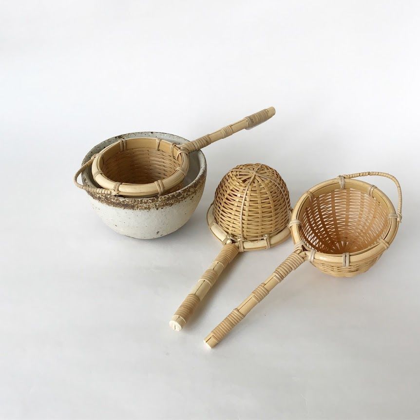 日本の伝統的台所道具。公長斎小菅さんの竹製品。 - うつわと道具やころはのBLOG