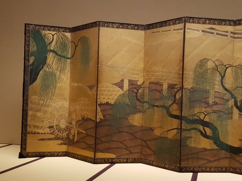 レビュー高評価のおせち贈り物 □MOA美術館：《柳橋図屏風》 あの等伯も描いていた！ ｺﾛｺﾛ - 工芸品