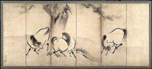 妙心寺 重要文化財 日本画 屏風 10隻 狩野山楽 海北友松 圓山応挙 レプリカ □海北友松展：作風の変遷 流れる血は武士ですが… - ｺﾛｺﾛの