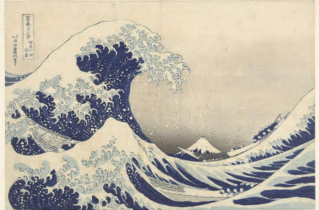 【真作】【複製】複製画　杉本健吉　還城楽　舞楽図　幻想的祝祭絵画　W181 □MIHO MUSEUM：「雪村 奇想の誕生」 波濤表現の源泉を見た