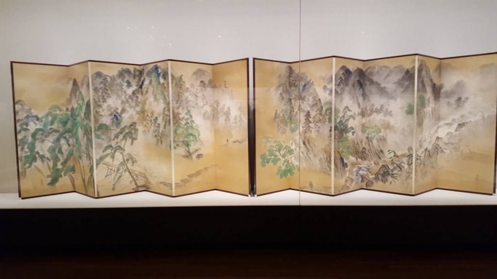 奥田元宗／限定 木版画「朝湖」山水画：解説付き 版画