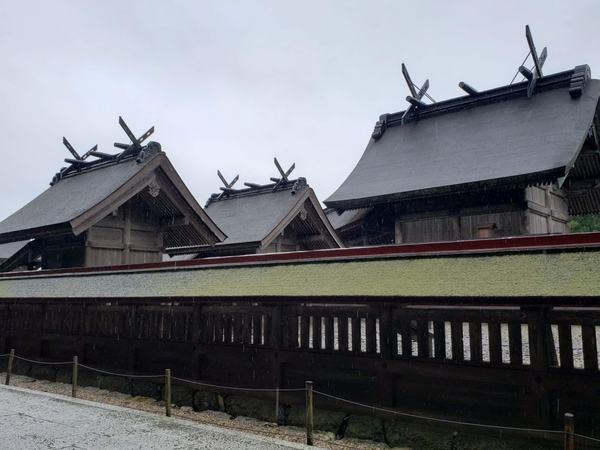 出雲大社❗️本殿遷宮祭❗️御本殿大屋根ひわだ古材