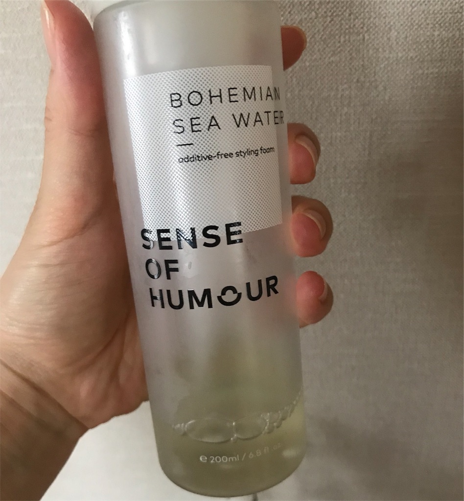 Sense Of Humourの ボヘミアンシーウォーター ベタつくolのスタイリング剤 平日腰掛けolのメモ帳