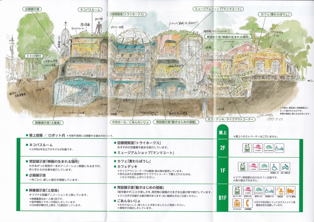 三鷹　ジブリの森美術館　宮崎駿監督　美術館マップ(印刷) ジブリ美術館公式】図録・写真集・パンフレット【おすすめ3選